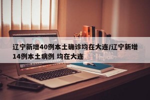 辽宁新增40例本土确诊均在大连/辽宁新增14例本土病例 均在大连